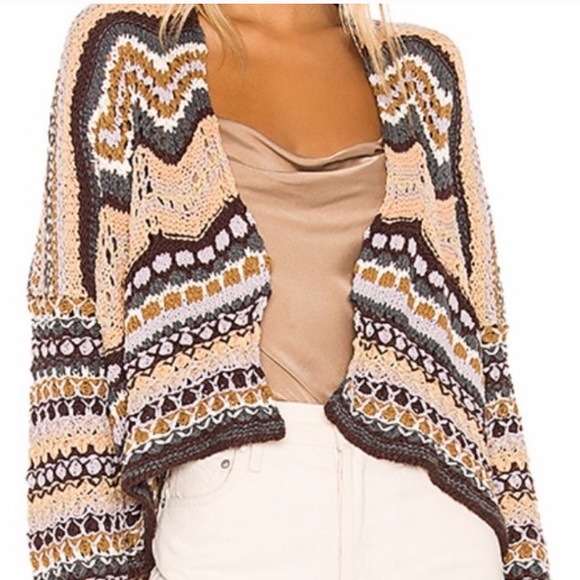 Free People Sweaters - NWT Free People Feeling Nostalgic Cardigan, M
